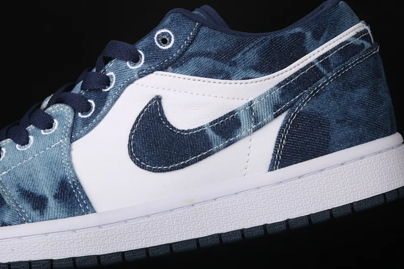 All categories Air Jordan Jordan series basketball shoes Air Jordan 1 Low Air Jordan 1 Low AJ1 Joe 1 denim blue low-top top culture and leisure sports sneakers CZ8455-100
